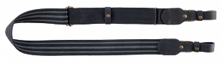 VEKTOR Ремень для ружья из полиамидной ленты черный шириной 40 мм, регулир.длины (раб.сторона с нескользящ. св-вами)(Р-5ч)