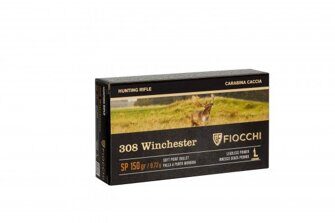 Патрон FIOCCHI кал. 308 Win. SP 9,72 гр. (150gr)