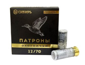 Патроны охотничьи дробовые СИБИРЬ PREMIUM 12/70, др. 5, 36 гр